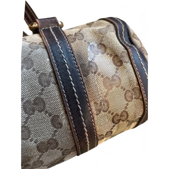 Gucci Crystal “Project” Monogram Duchessa Small Boston Bag - Picture 12 of 15